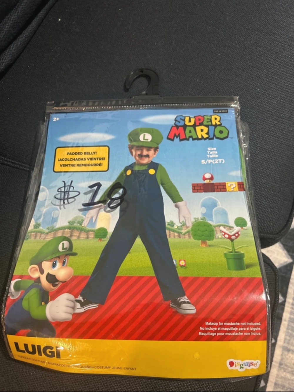 Luigi Super Mario Kids Costume - Green
